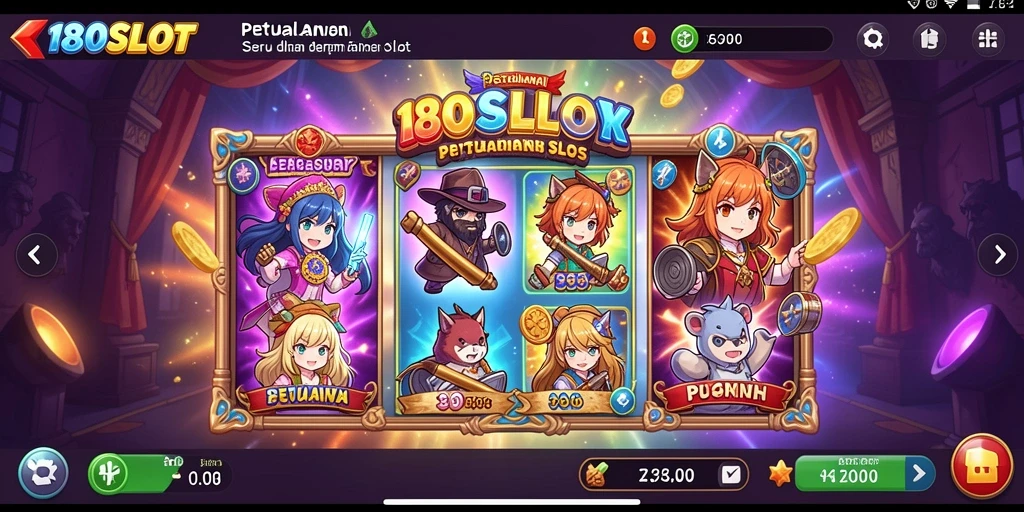 Gameplay menarik dari <strong>180SLOT</strong> dengan karakter anime yang memikat.