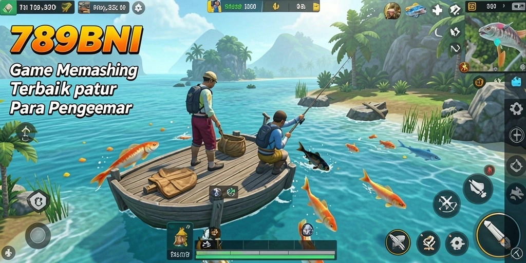 Tampilan memukau gameplay memancing di 789BNI