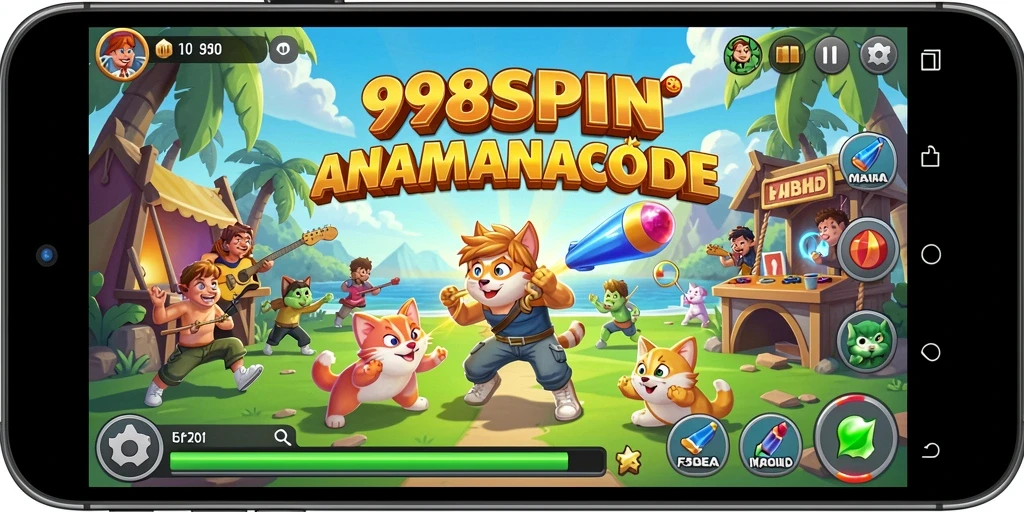 Tampilan menarik dari gameplay <strong>988SPIN</strong> yang penuh warna dan seru.