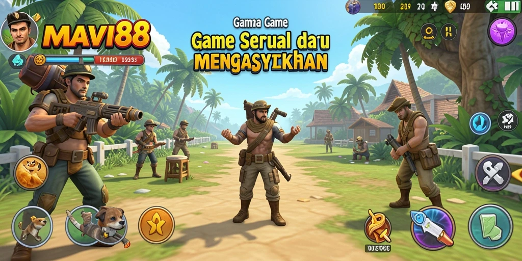 Tampilan gameplay seru di AMAVI88 dengan berbagai tantangan menarik.
