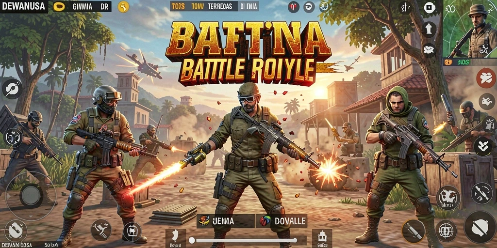 Tampilan visual gameplay seru di DEWANUSA.