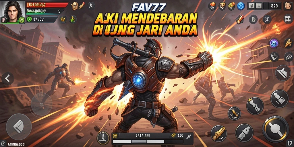 Tampilan gameplay FAV77 yang menegangkan dan penuh aksi.