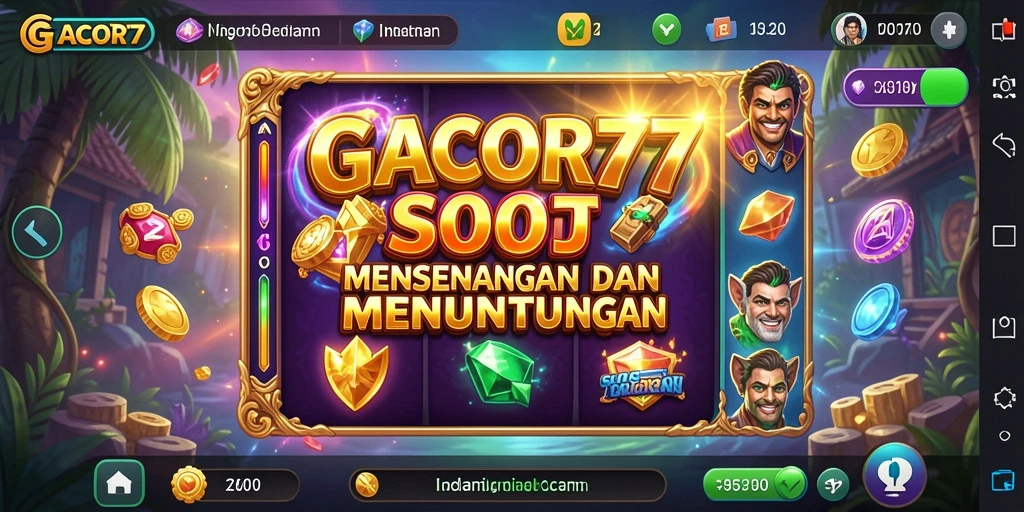 Tampilan menarik dari gameplay slot GACOR77 yang seru.