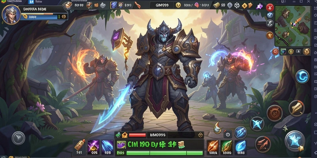 Tampilan gameplay GIM999 yang menakjubkan dalam dunia MMORPG.