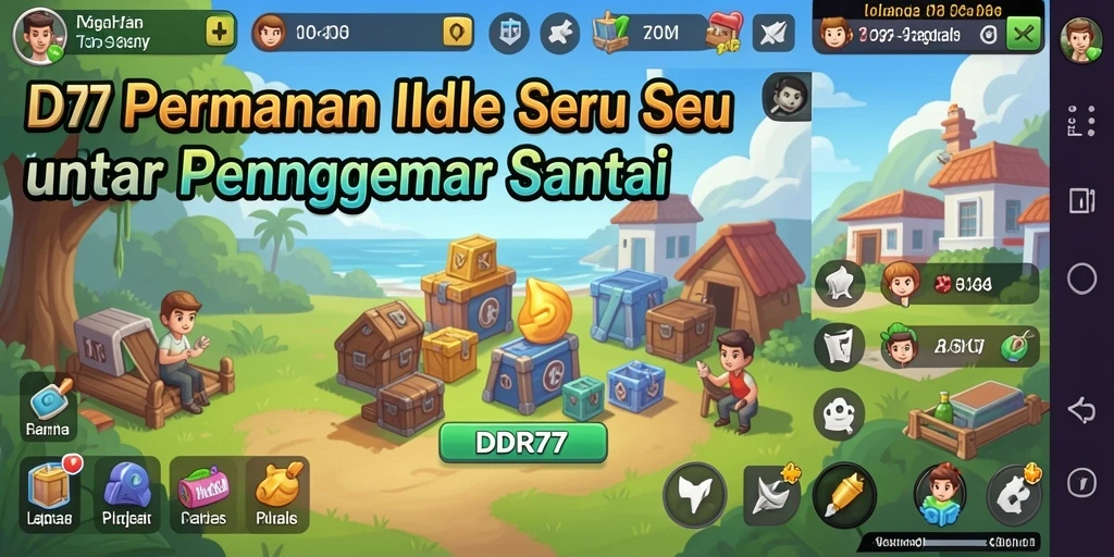 Tangkapan layar IDR77 menampilkan gameplay seru dalam genre Idle.