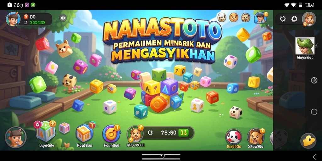 Screenshot gameplay NANASTOTO yang menampilkan keseruan puzzle.