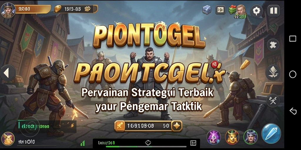 Tampilan layar gameplay PIONTOGEL yang mendebarkan dan strategis.