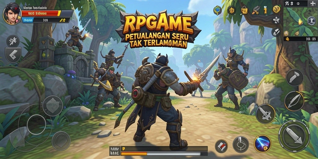 Gameplay RPGAME yang memukau dan menantang di dunia petualangan.