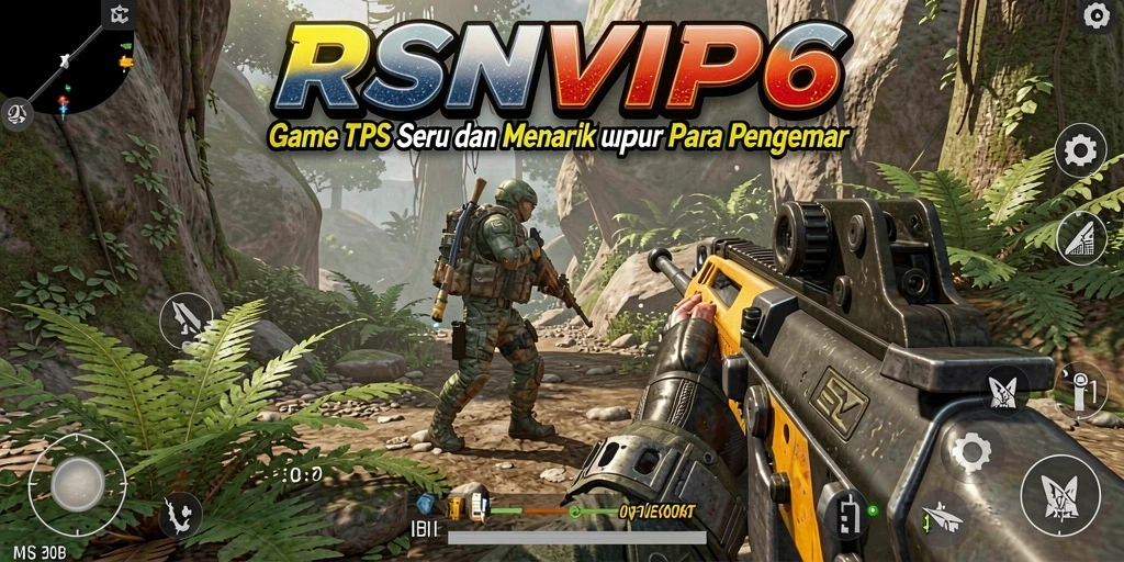 Screenshot menunjukkan aksi pertempuran intens dalam gameplay RSNVIP6.