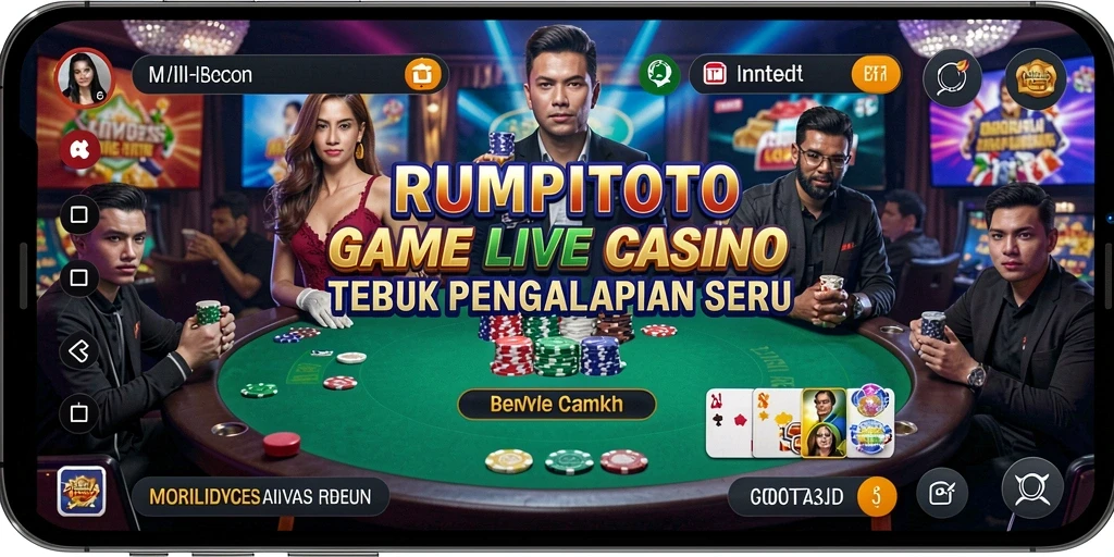 Tampilan gameplay RUMPITOTO yang menarik di Live Casino.