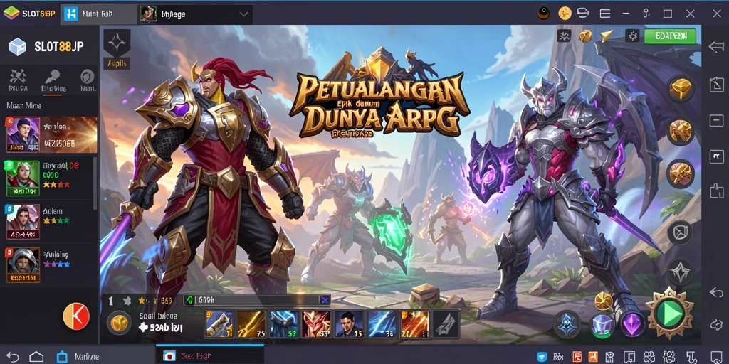 Tangkapan layar menampilkan aksi seru dalam SLOT88JP dengan grafis memukau.